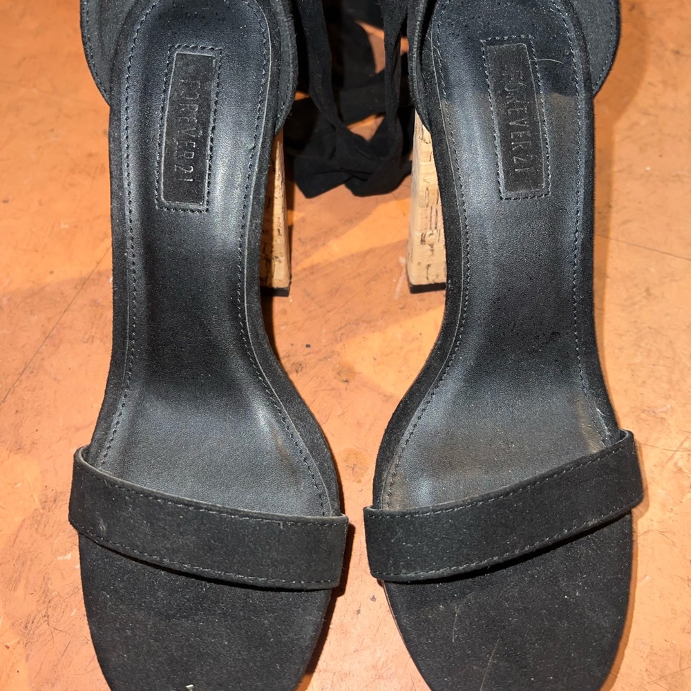 Black heels, Never Worn, Size 5.5
